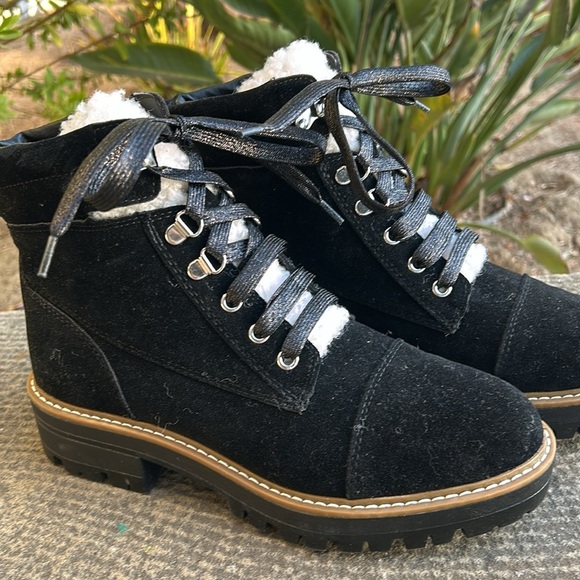 Size 9 | Time & Tru | Black Winter Ankle Boots – Memory Foam Heel 1.7″ - Picture 7 of 7